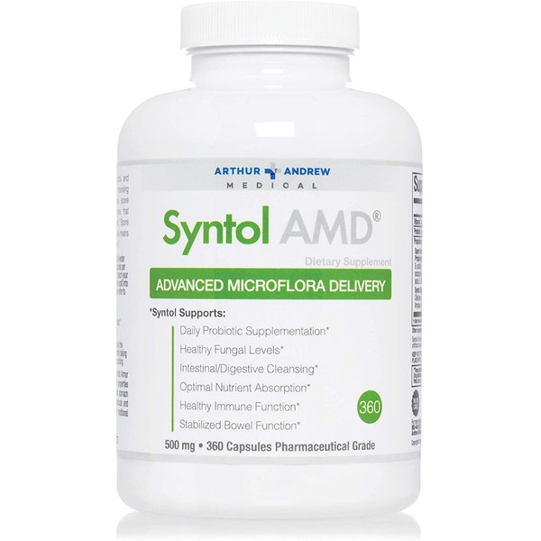 Arthur Andrew Medical, Syntol AMD, Probiotic and Enzyme Blend for Yeast Balance, 360 Capsules