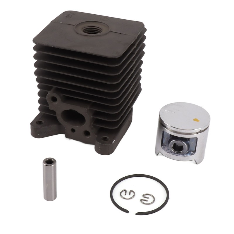 Cylinder Piston Assembly Kit 33.5mm Aluminum Alloy Trimmer Cylinder Piston