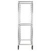 Bun Pan Rack, 20-Tier Aluminum Bakery Racks w/4 Casters, Sheet
