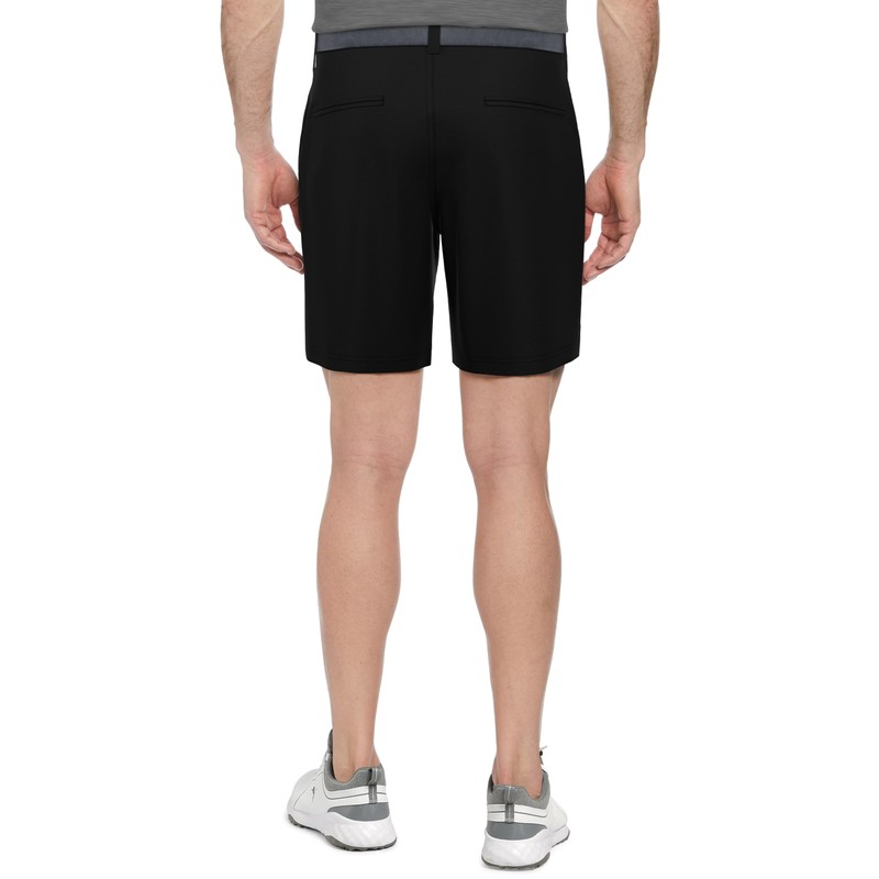 PGA TOUR Men's 8" Solid Performance Pull-on Golf Shorts with