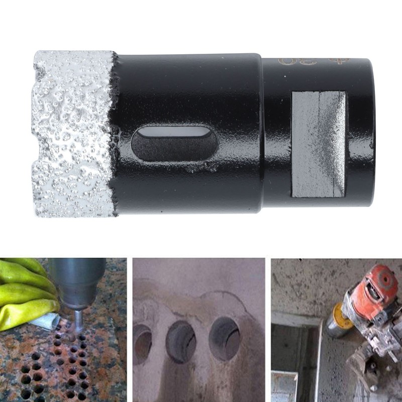 30mm Brazed Diamond Drill Bit Hole Saw Opener for Marble