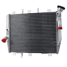 HKAUTOPART Radiator for 1998-2008 Kawasaki ZZR600 Ninja ZX6R ZX600J ZX600G, Full Performance Aluminium Motorcycle Cooling Radiator