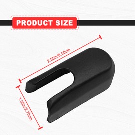 Dunviku Wiper Arm Cover Rear Windshield Nut Cover Car Wiper Arm Nut Cap Replacement Wiper Arm Cover CC4367395 Compatible with Mazda 3 Mazda 5 Mazda CX-5 Mazda CX-9