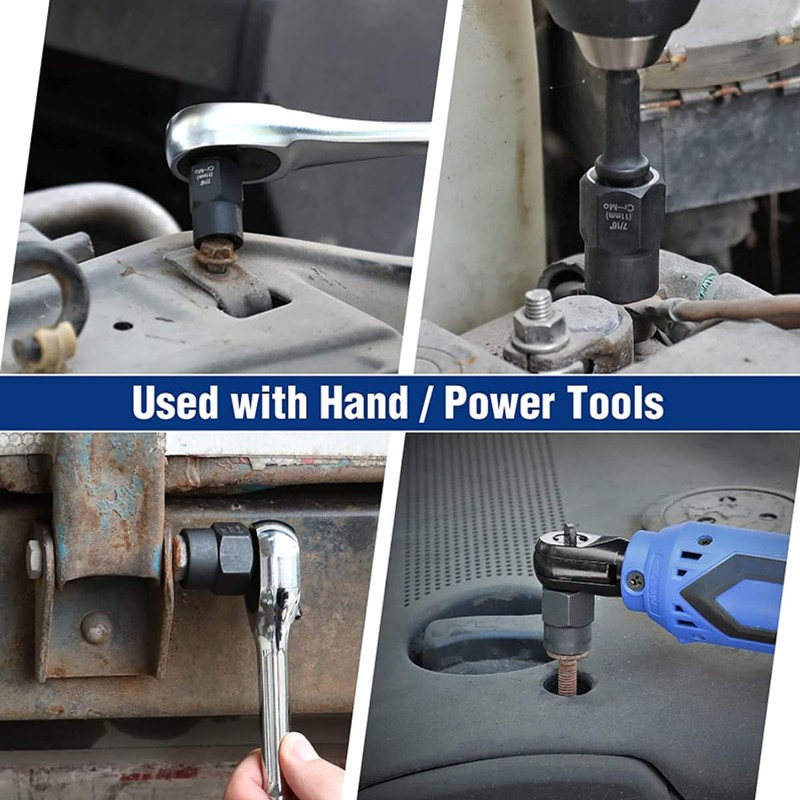 AIMALL 13 Piece Impact Bolt & Nut Remover Set, Extractor
