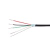 Ogdni 4 Conductor Shielded Wire Guitar Circuit Hookup Wire, Black,