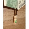 custom made Wood PEG Small Doll Body Shape Roach Clip