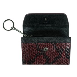 Braun Büffel Luise Mini Key Case Wallet Burgundy, burgundy