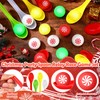 JellyArch 48 Pack Christmas Game Spoon Relay Race Toy Set,