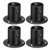 uxcell 1'' Dia Stainless Steel Pole Sockets Flange Rod Holder