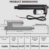 12V 6 Inch Linear Actuator Speed 10mm/s Waterproof Sports Actuator