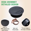 EASYEAH 5 Pcs Desk Grommet 2-1/16" / 53 mm, Desk