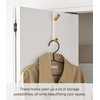 Yamazaki 5171 Door Hanger, White, Approx. W 0.6 x D