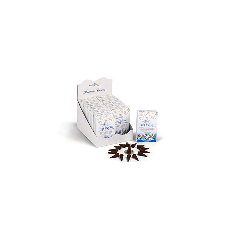 STAMFORD INC 37218 Relaxing Aromatherapy Cones, 15 Cones x 12
