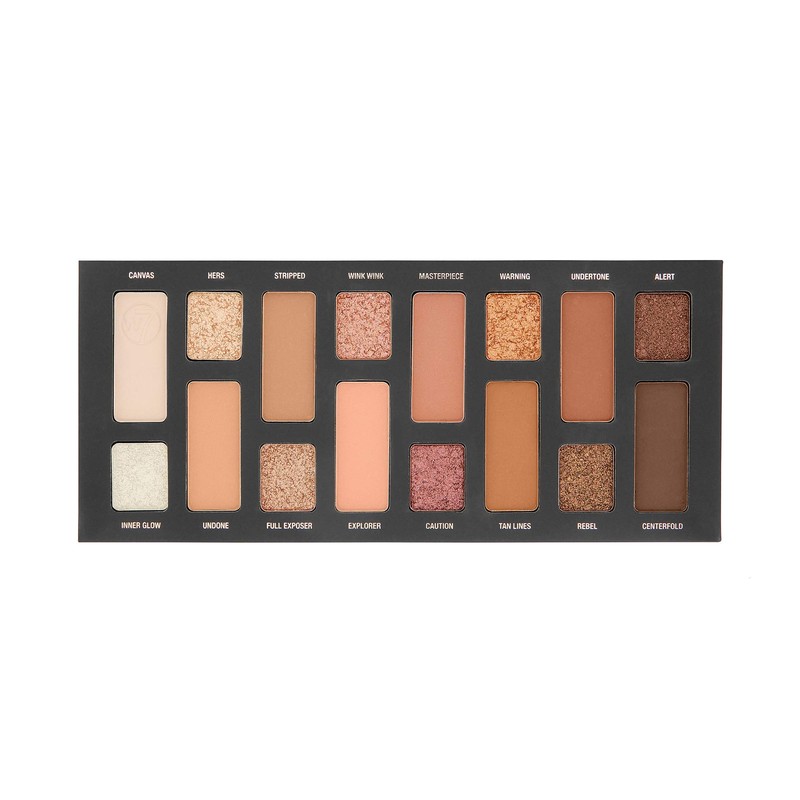 W7 Nudification Pressed Pigment Palette - 16 High Impact Nude