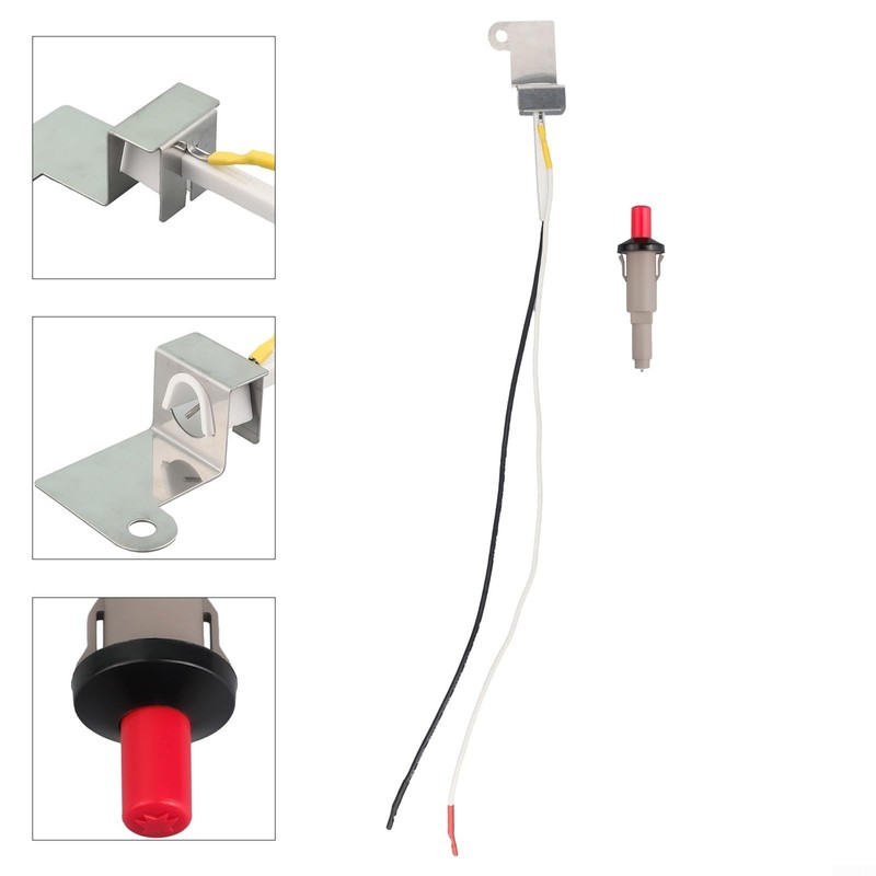 Gas Grill Igniter Kit Replacement for Q300 Q3000, Push Button