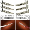 Molex Connector Lot, 3 Matched Sets, (4-Circuits) w/18-24 AWG, Pin