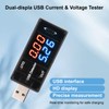 VOKTTA USB 3 Port Tester Voltage Tester Meter Voltmeter Current