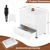 Aheaplus 21.7" Closet Drawers, Wood Closet Organizers and Storage with
