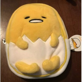 Gudetama the Lazy Egg Plush Purse Pouch NEW