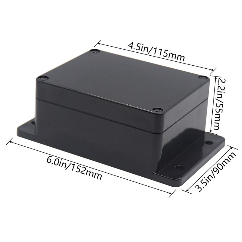Zulkit Junction Box ABS Plastic Dustproof Waterproof IP65 Universal Electrical