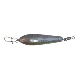 Northland Fishing Tackle Torpedo Weight - Enhanced Trolling Sinker for Freshwater with Snap Swivel, Unpainted, 1 1/2 Oz