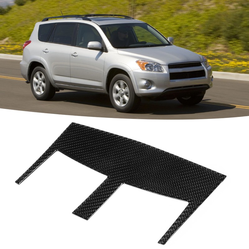 Carbon Fiber Central Control Air Vent Trim Decor Sticker Fits