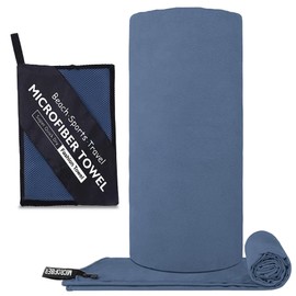 voofly 2 Toallas Deportivas de Microfibra Suaves y Absorbentes No Se Deshilachan Perfectas para Todas Las Actividades Azul Oscuro