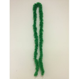 Fukang Feather Light Handmade Craft Turkey Marabou Feather Boas 2Yard Long (Kelly Green)