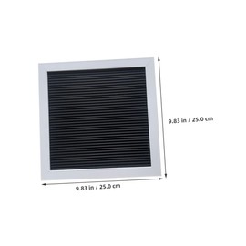 Operitacx Interactive Letter Board Sign Wood Framed Message Boards Changeable Letters Decorative Memo Board for Home Decor