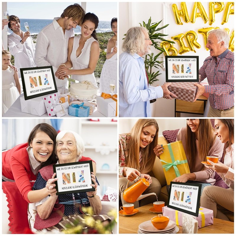 Money Gift for All Who Want Nothing, Picture Frame, Nothing
