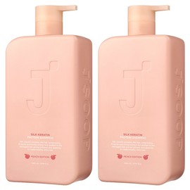 J.Sup Silk Keratin Protein Shampoo Peach Edition, 1L, 2 pcs / 제이숲 실크 케라틴 단백질 샴푸 피치 에디션, 1L, 2개