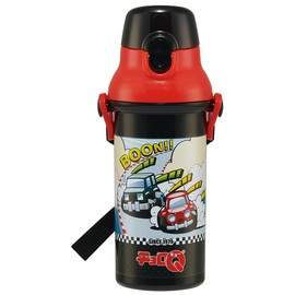 Skater PSB5SANAG-A Choro Q Water Bottle, 16.9 fl oz (480 ml), For Kids, Antibacterial, Plastic, Child-friendly, Lightweight, Made in Japan