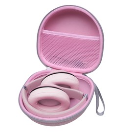 Headphone Headset Case for Beats/JBL/TOZO/BERIBES/Picun/KVIDIO Wireless Noise Cancelling Over-Ear Foldable Headphones (Pink)