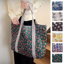 Large Foldable Reusable Eco Tote Bag 3. Bear Face