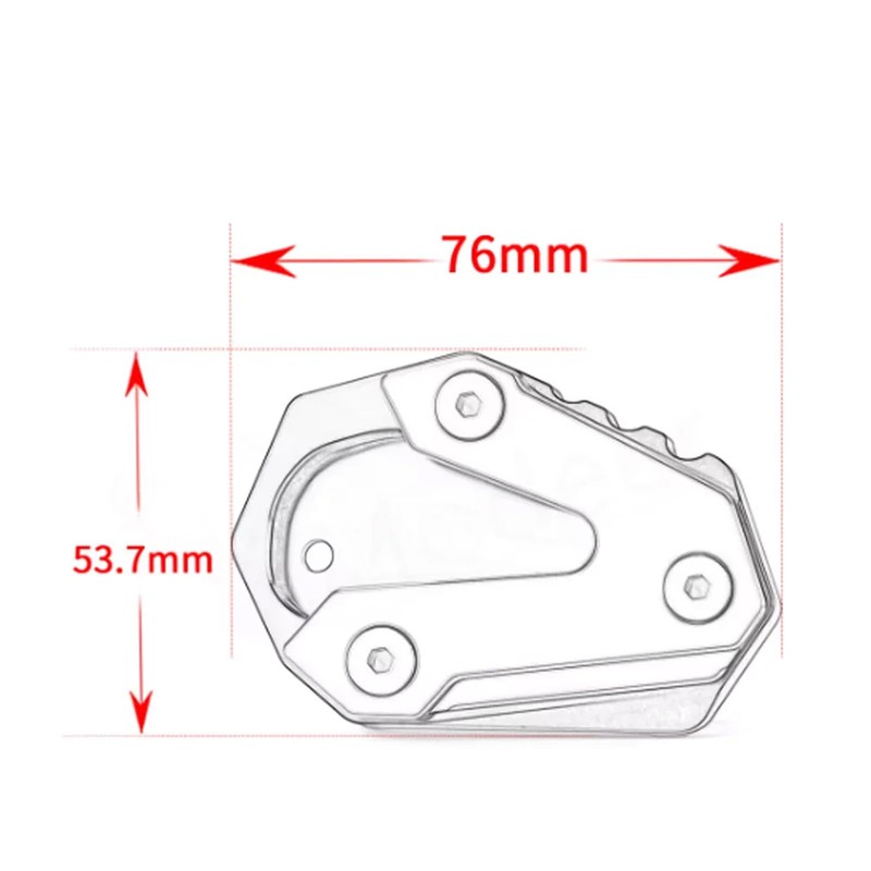 DOMOPAY FOR XSR900 GP xsr900gp 2024+ Side Support, Expanding Seat