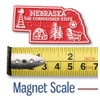 Nebraska Small State Magnet by Classic Magnets, 2.4" x 1.2",