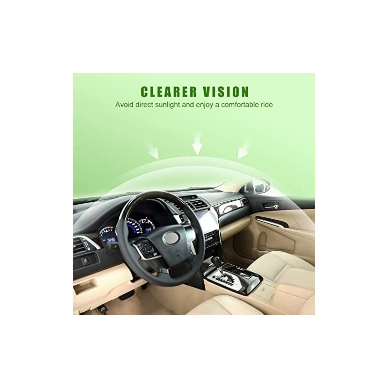 UMISHI Gray Left Driver Side Sun Visor With Vanity Light