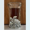 Basic Spirit Turtle Shot Glass, Holds 1 oz, 2.25-inch Height