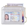 Womens Slim Credit Card Holder Mini Front Pocket Wallet Coin