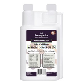 MicroGenics 0.75% | Contains .75% Magnesium, .75% Manganese, .75% Zinc, .75% Copper, .75% Boron, .75% Nickel and .75% Iron | Liquid Fertilizer | Makes up to 60 Gallons | 32 fl. oz.