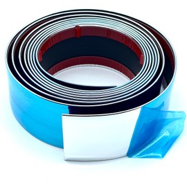 shymie Plated Mall, Fender Mall, Door Mall, Car, Door Guard, Plating Tape, Scratch Hide, General Purpose, Silver, PVC, Length 9.8 ft (3 m), Width 2.0 inches (50 mm), 2.0 inches (50 mm), 2.0 inches (5