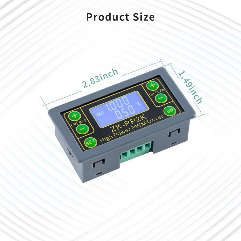EC Buying Function Signal Generator, ZK-PP2K PWM Pulse Frequency Generator,