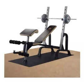 Members Tapete Antideslizante Para Aparatos De Ejercicio Uso Rudo Color Negro