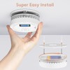 5 Packs, Smoke Combination CO Alarm,2-in-1 Detection, CO Detector,Smoke Detector,Battery