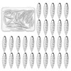 PATIKIL Fishing Lure Blades, 40 Pack 0.7" x 0.2" Round