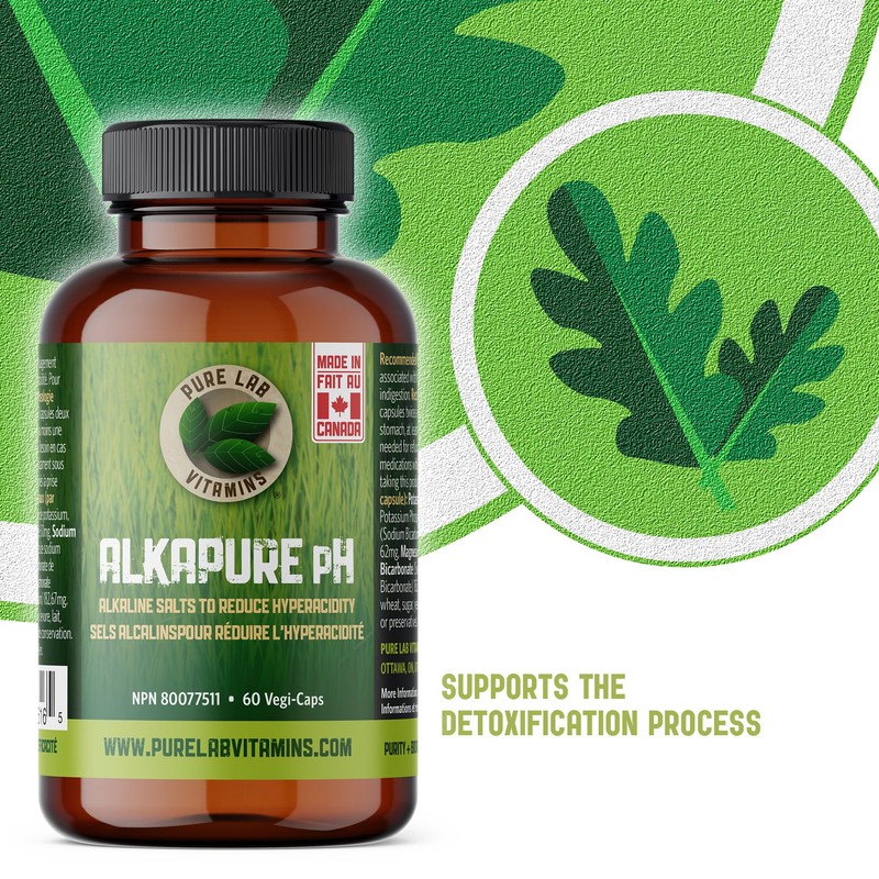 Pure Lab Vitamins - Alkapure pH 60 Vegetarian Caps |