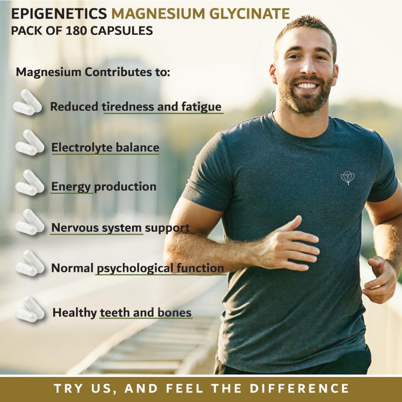 Magnesium Bisglycinate Glycinate Supplement | High Strength & Bioavailable |