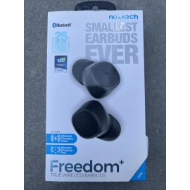 Naztech Freedom+ True Witeless Earbuds w/Charging pad – BLACK NIB