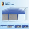10x20 Pop Up Canopy with 2 Sidewalls - Heavy Duty