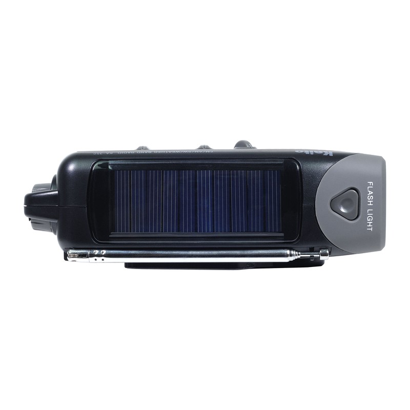 Kaito KA350YLW Voyager Trek Solar/Crank AM/FM/SW NOAA Weather Radio with